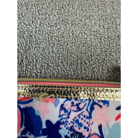 Lilly Pulitzer Wristlet Wallet Party like a Lobster Tropical Floral Coin Purse - Picture 7 of 7